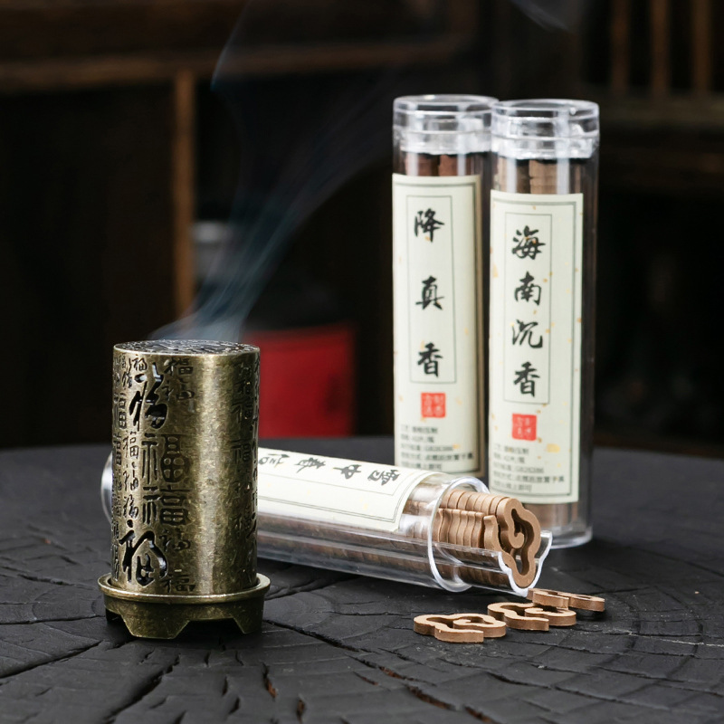 Home Fragrance Incense - Verticale Wierookbrander Legering Holle Wierookhouder Xiangyun