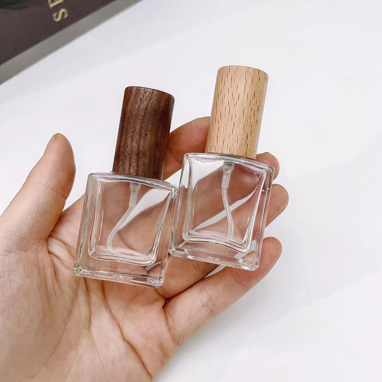 Perfume Atomizer Travel - 10Ml Transparante Dikke Glazen Parfumspuitfles Met