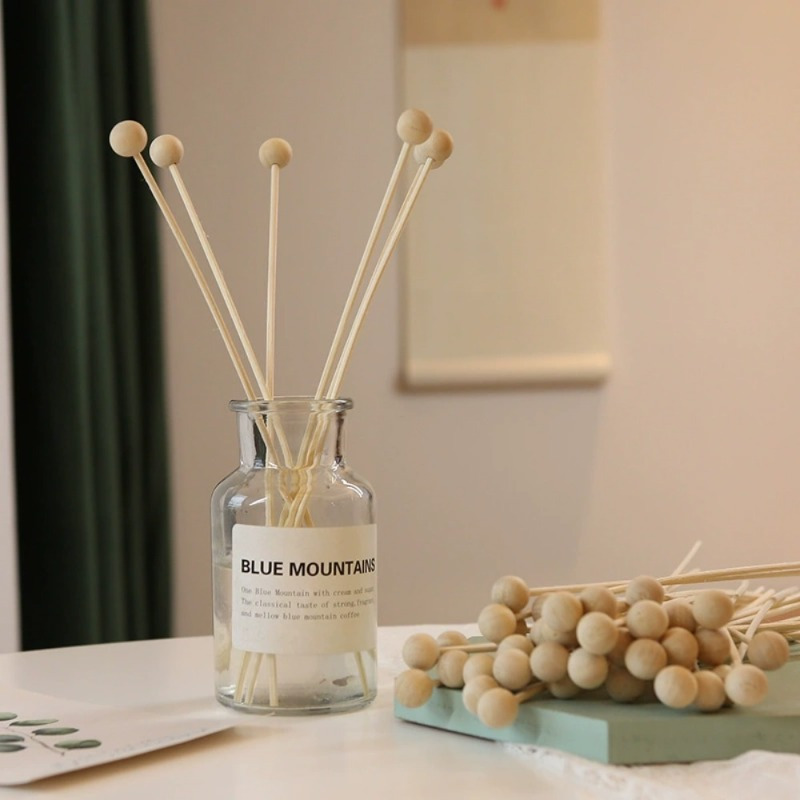 Home Fragrance Stick - 30 stks/partij Vuurloze Houten Bal Aroma
