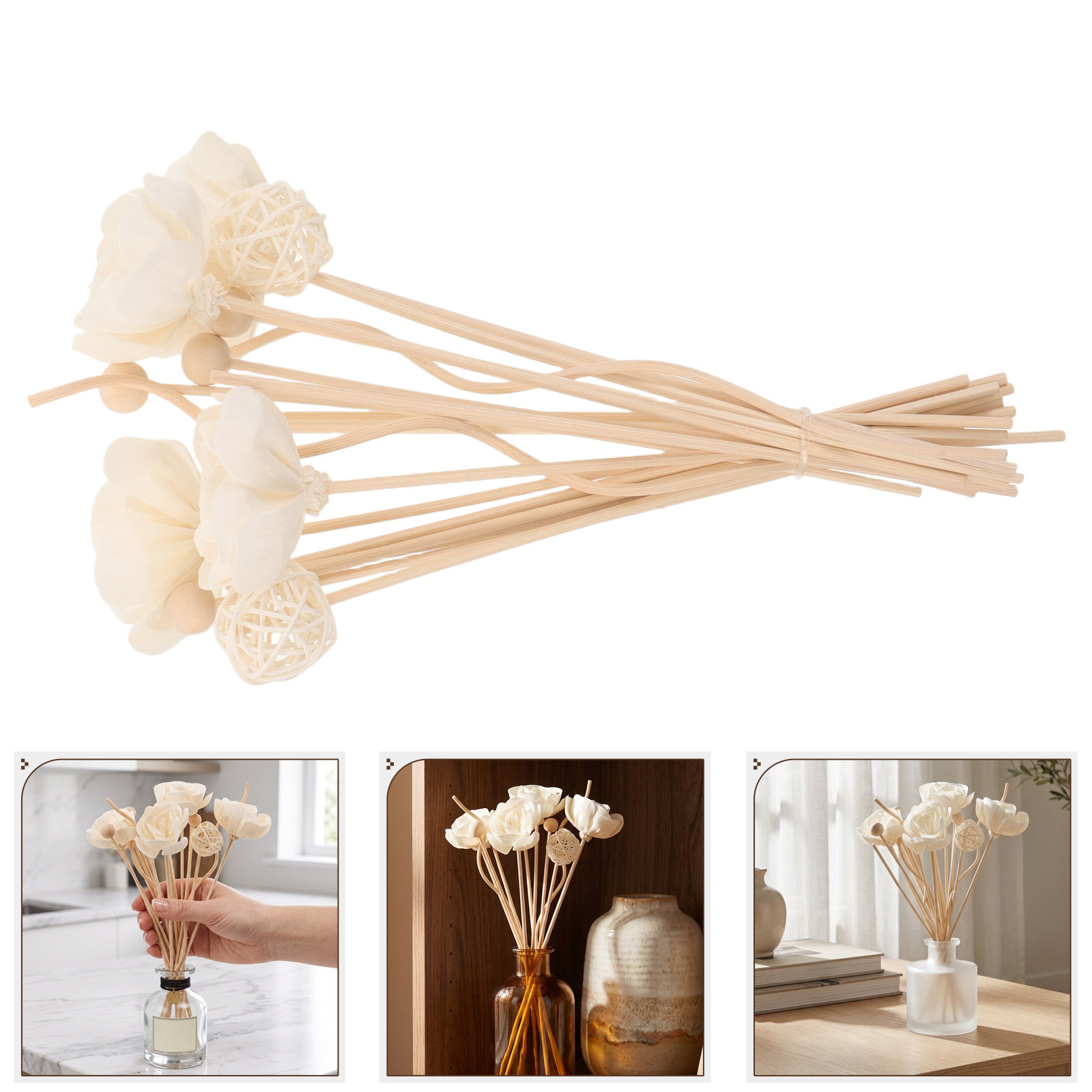 22 stuks rietdiffuserstokjes v - Home Fragrance Jasmine & Yuzu Porcelain Diffuser recensie en prijs