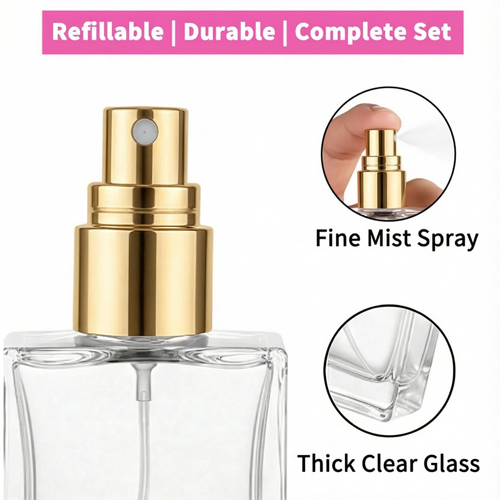 Hoge kwaliteit 30 15ml glazen  - Perfume Atomizer Travel recensie en prijs