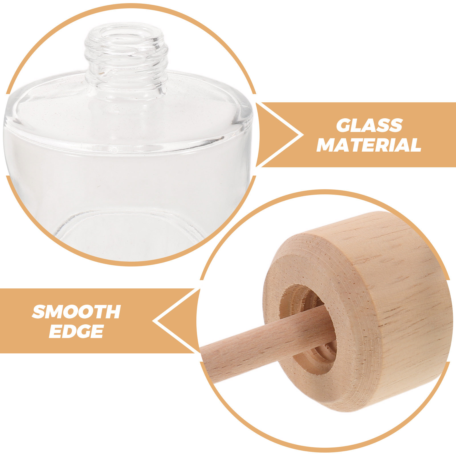 2 stuks doorzichtige glazen ri - Home Fragrance Diffuser recensie en prijs